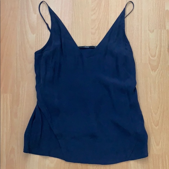 J Brand Lucy Camisole in Dark Navy - Size S - Picture 1 of 8